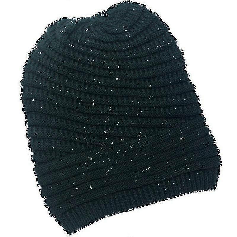 kvinners strikket slouchy lue lue vinter varm cap a