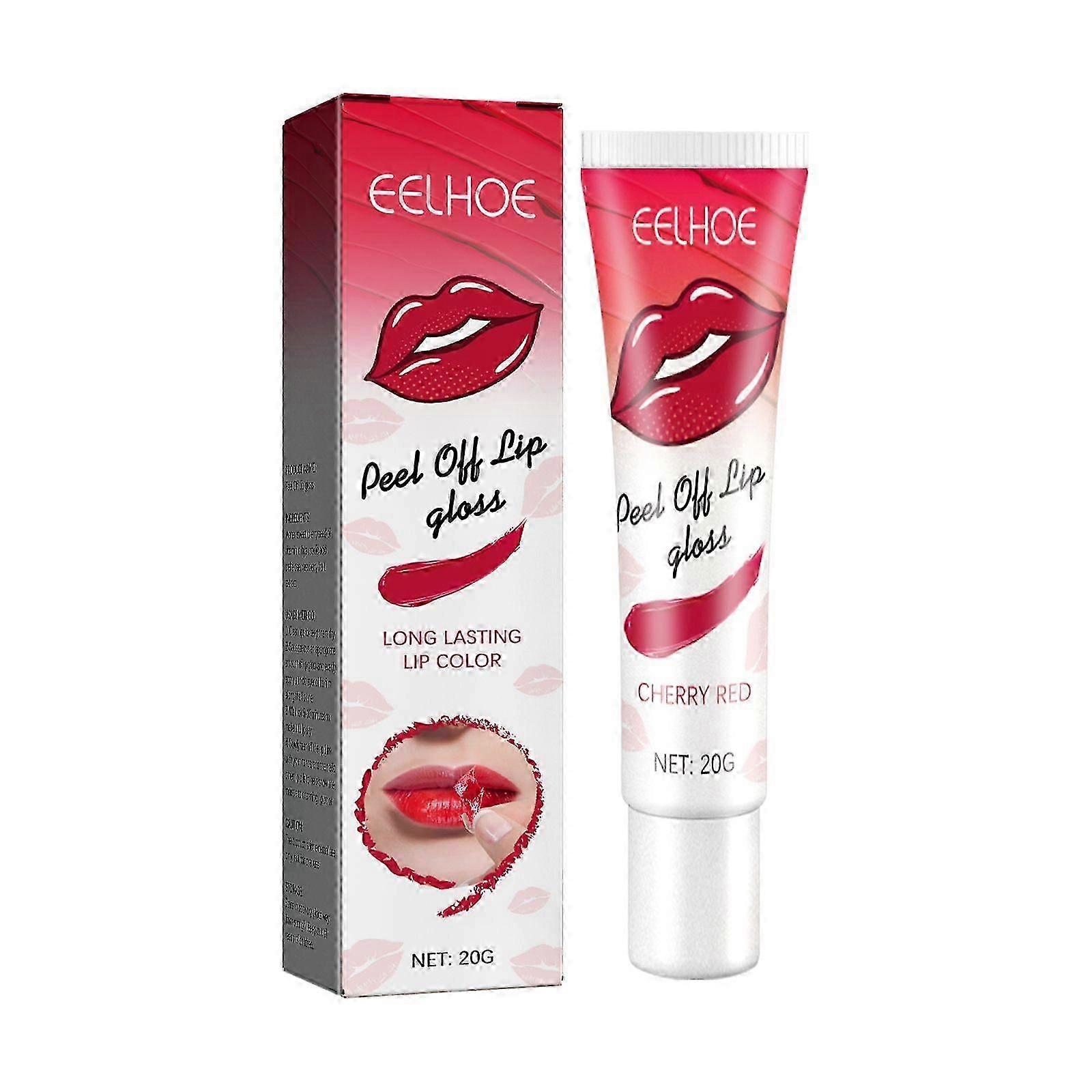 Peel Lip Gloss Moisturizing, Easy To Color, Not Easy To Stick Cup Long-Lasting, Matte Peel Lip Gloss
