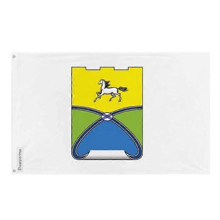 Ural Flag (Kazakhstan) – 160 x 240 cm – Polyester – Iron eyelets – Durable