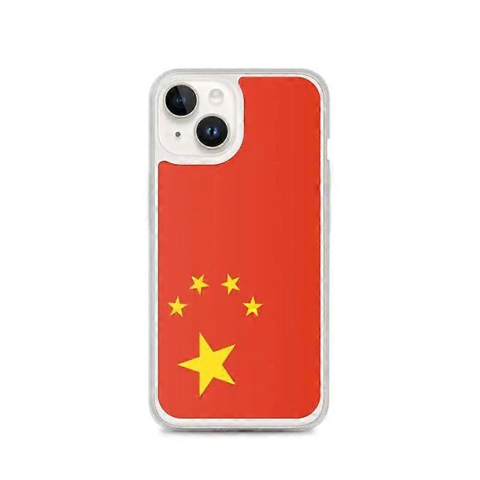 iPhone Case - China Flag - Flexible - Transparent Plastic - Compatible with iPhone 14