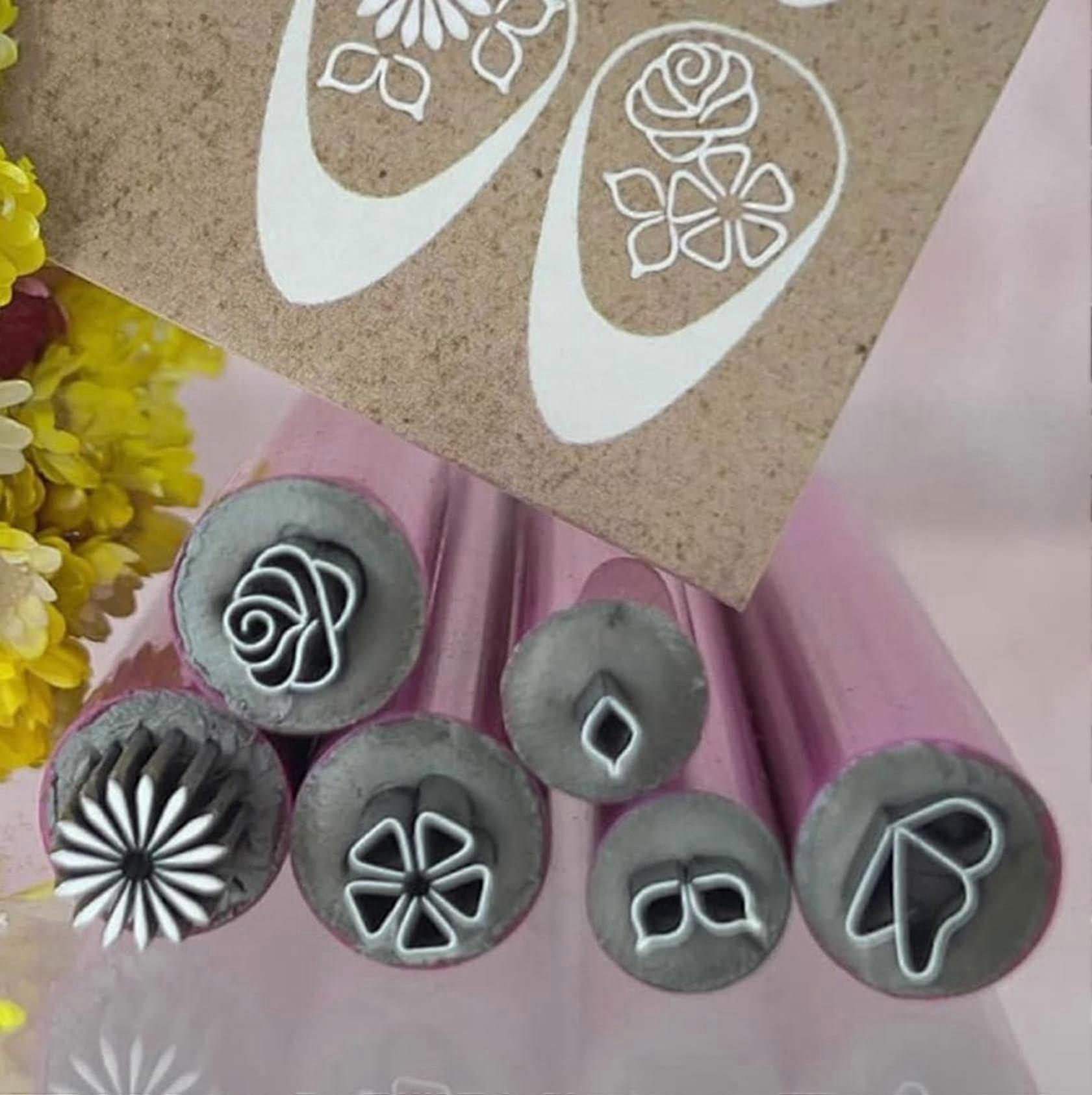 Nail Art Stamp Pen Set, DIY Nail Art Tool With 6 Patterns (2set 12pcs)