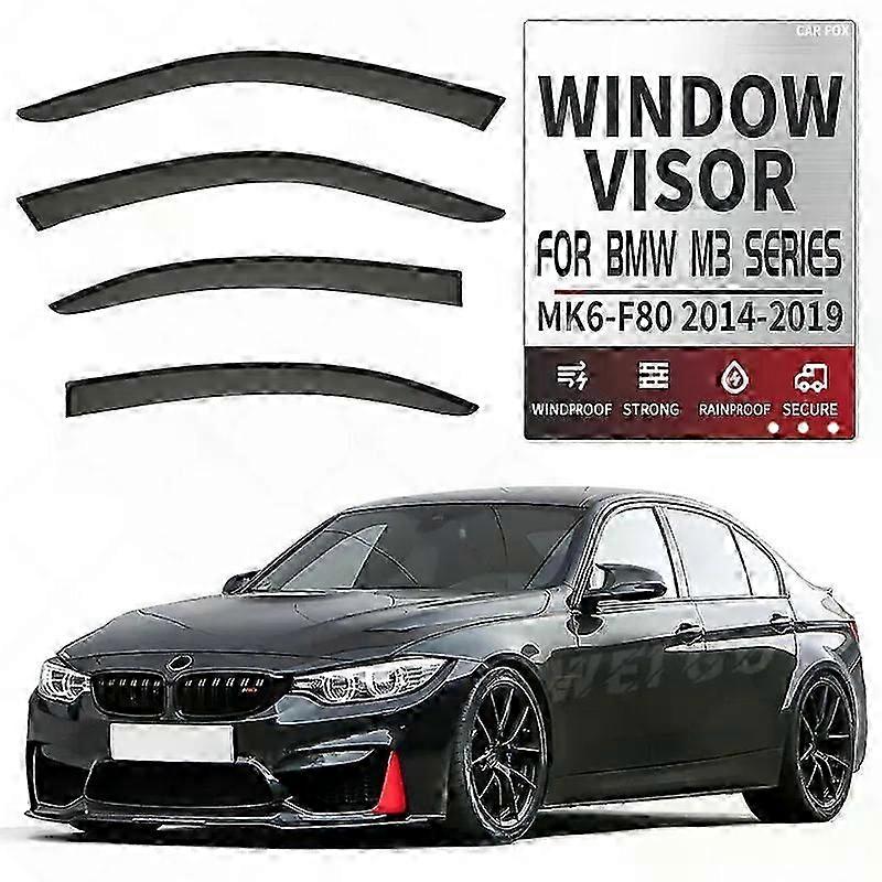 Unbraned S’applique à Convient pour BMW M3 série MK6 F80 2014-2019 Pare-soleil Pare-soleil Ventvisor
