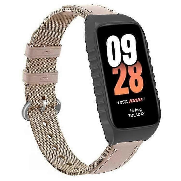 Compatible For Smart Band 8 Active / Redmi Smart Band 2 Strap Nylon Canvas Woven Watch Bands
