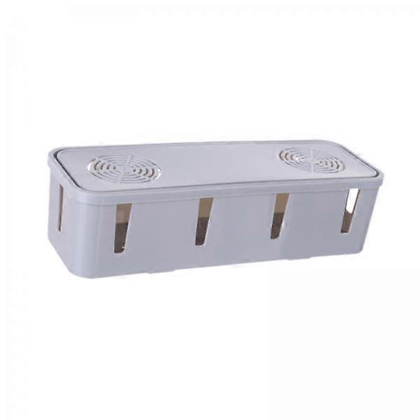 5x Cable Management Box with Plug, Hollow, Lightweight And Practical, Cable