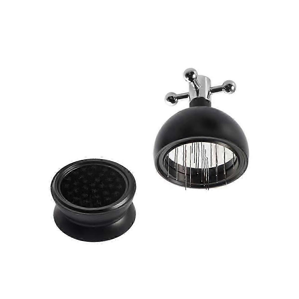 22 Needle Rotating Valve Head Coffee Distributor with Fixed Cover for Professional Espresso Preparation