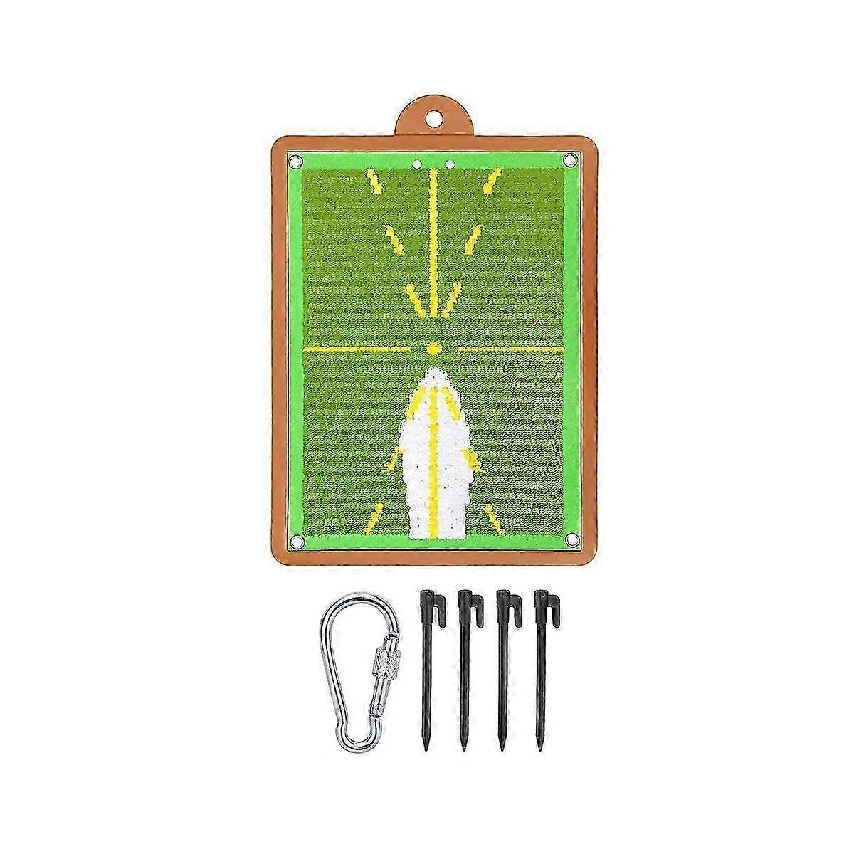 Golf Training Mat for Swing Detection Batting,Path Feedback Golf Swing Mat,Advanced Golf Training A