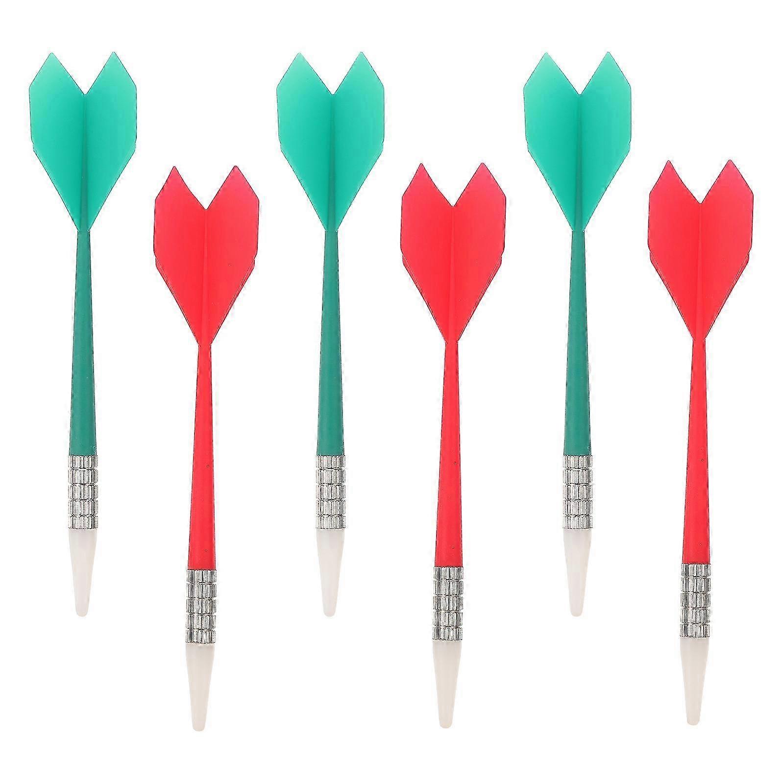 6 PCS Soft Tip Darts Set for Kids & Adults - Outdoor Toy with Target - 14X2.5X0.8CM