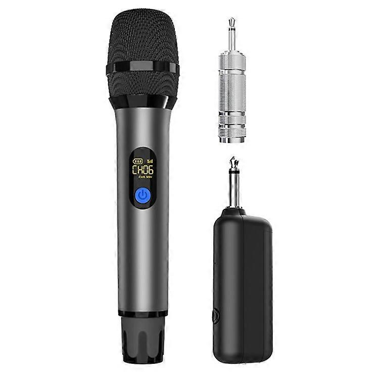 H21H Singing Family KTV UHF Wireless Hand-Held Microphone Performance Live Streaming Mic, 1 Mic + 1 Receiver