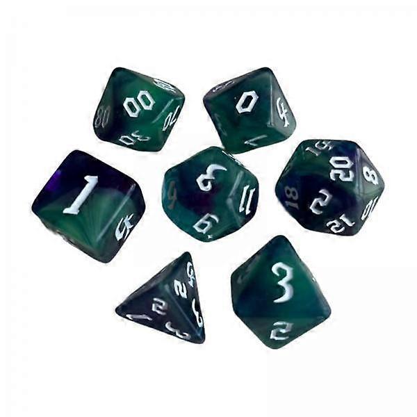 6x7x Painted Polyhedral Dice Family Games for DND RPG Card Games Families A