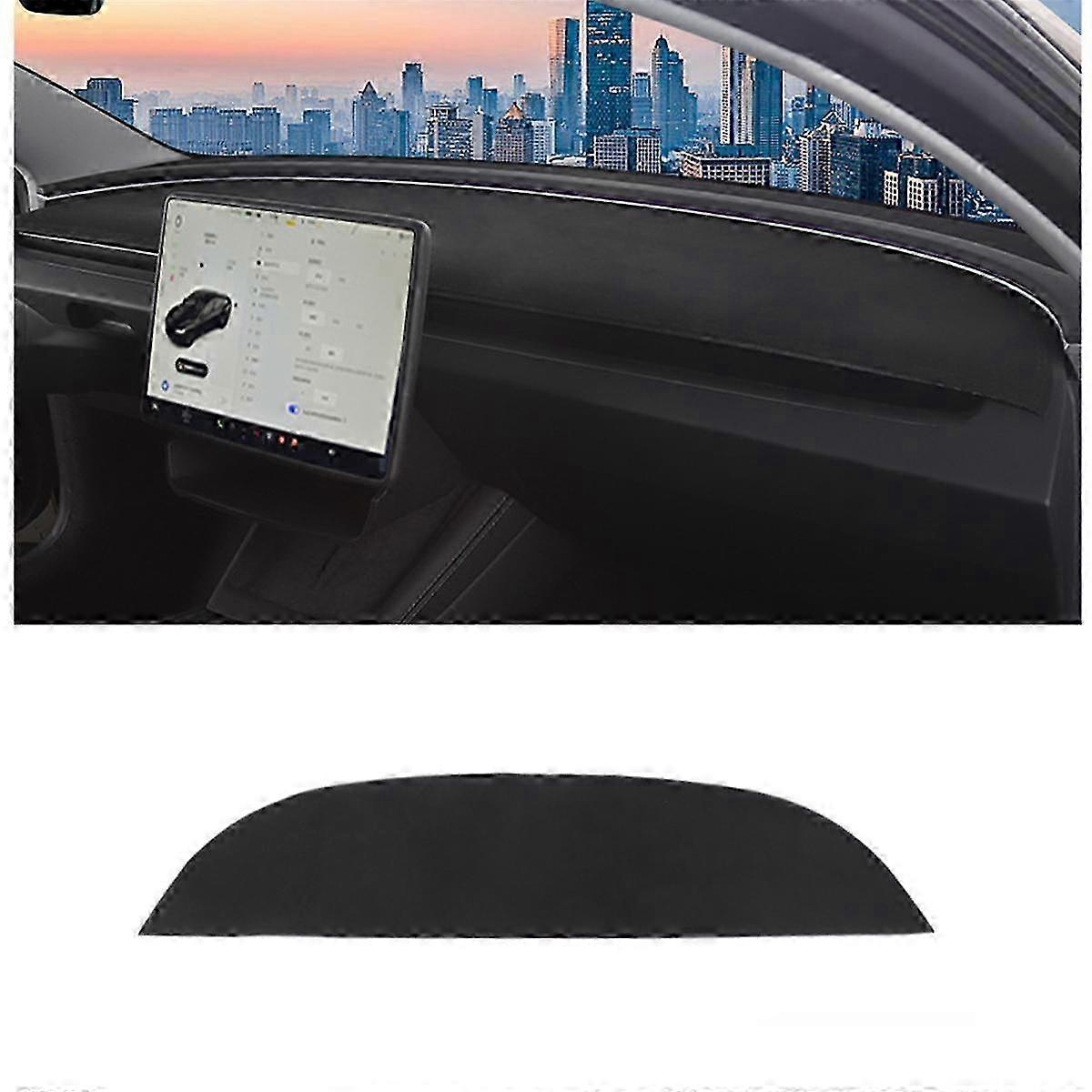 For 2024 Dashboard Cover+Rear Window Non-Slip Mat, Suede Dashboard Pad Dash Mat Accessories