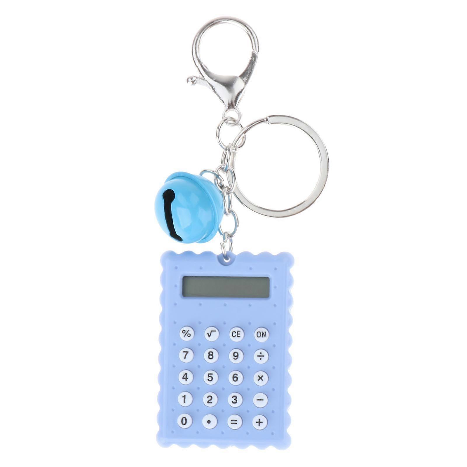 Mini Calculator 8 Display Pocket Size Portable Computer Lovely Pink