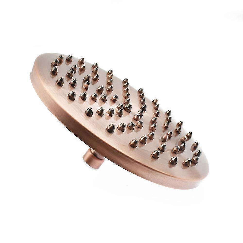 8" Antikk Rød Kobber Messing Regndusjhode til Bad