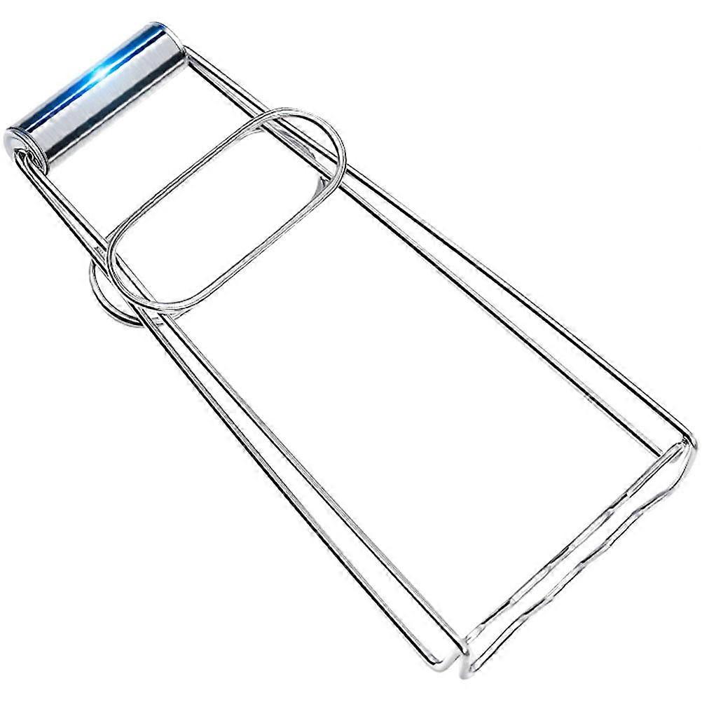 Stainless Steel Heat Resistant Clamp for Safe Lifting of Hot Plates and Bowls, Non Slip Design for Kitchen Use
