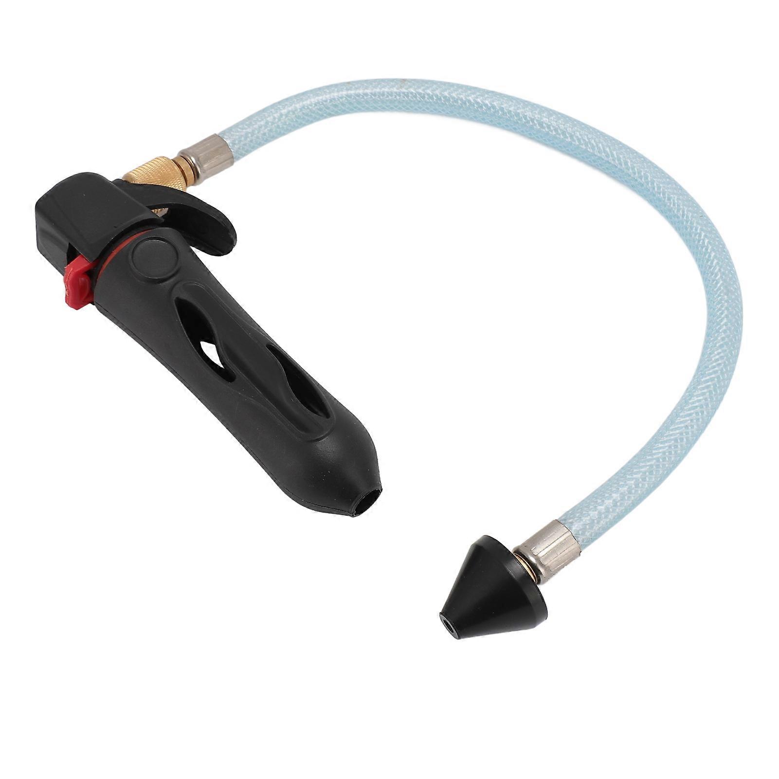 AC Drain Line Cleaner Tool with Hose, ABS Brass, Portable Opener Black