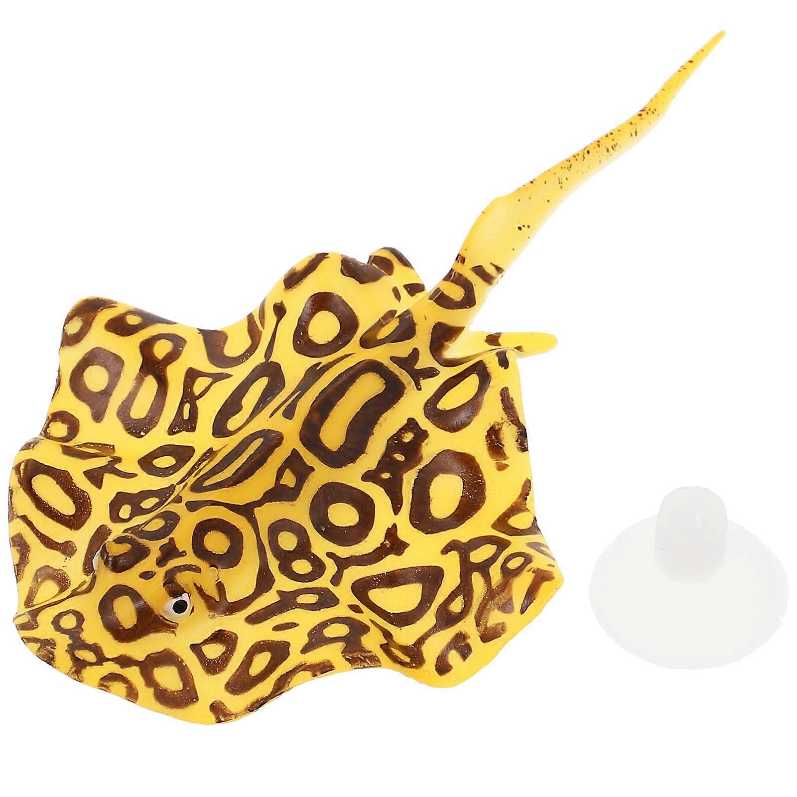 Aquarium Decor Fish, Silicone Design with Glowing Effect, Adds Visual Appeal