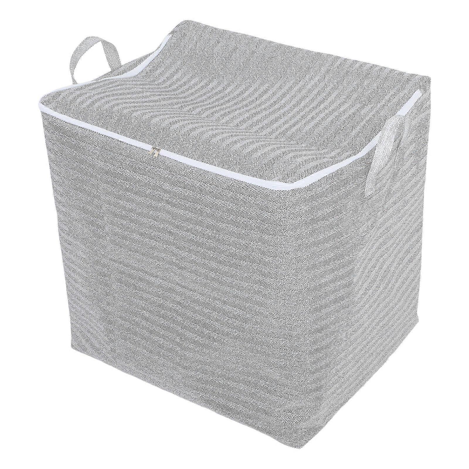 Extra Large Non Woven Storage Bag with Zipper and Handles for Clothes, Blankets, Comforters, and Seasonal Items – Ideal for Closet, Shelf, and Under