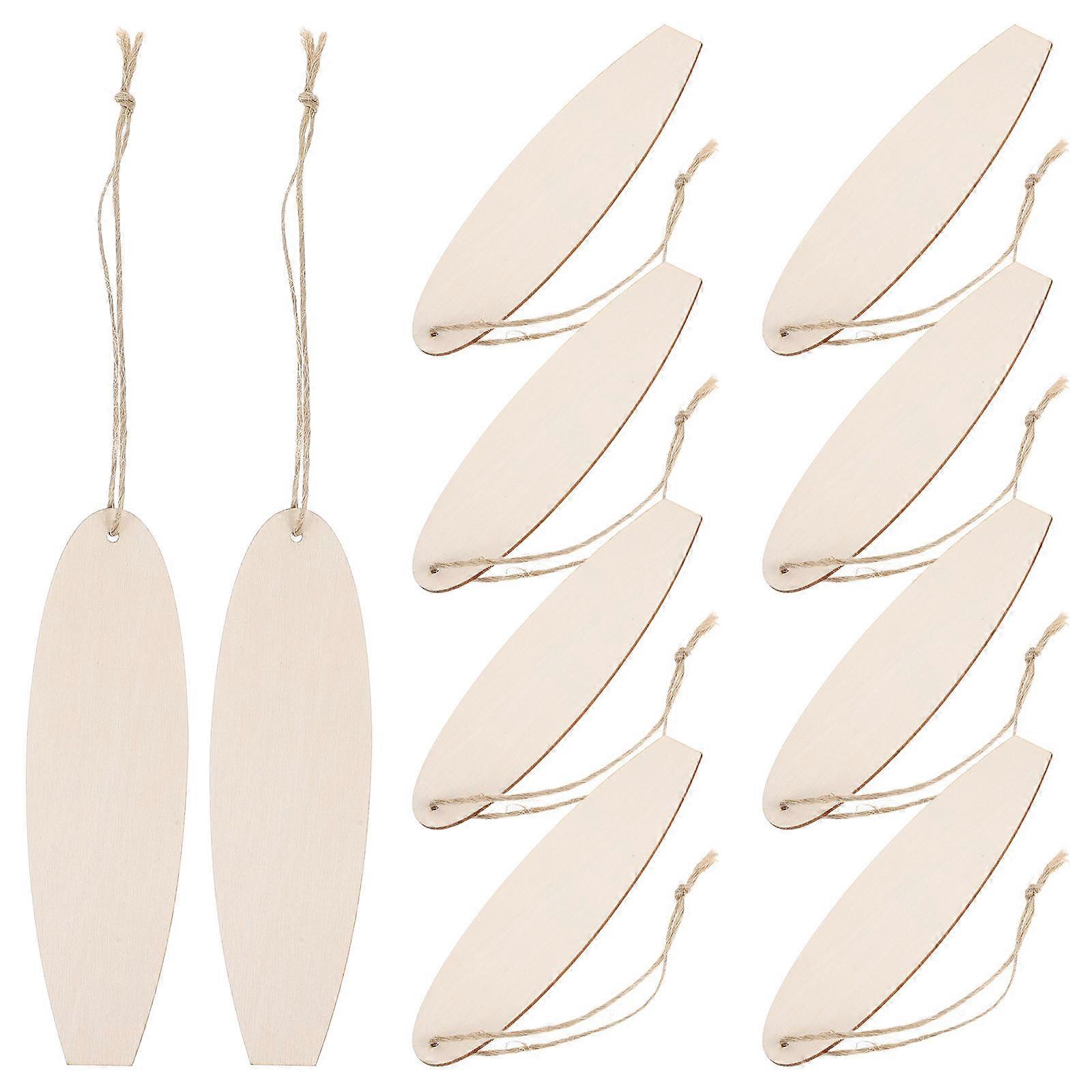 Here's a polished and engaging product description based on your input:
**10pcs Wooden Surfboard Shape Cutouts – DIY Crafts for Summer Beach