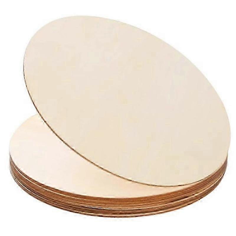 30cm Wooden Circle Blank for Pyrography - Thin Round Wooden Discs for Crafts & DIY Projects