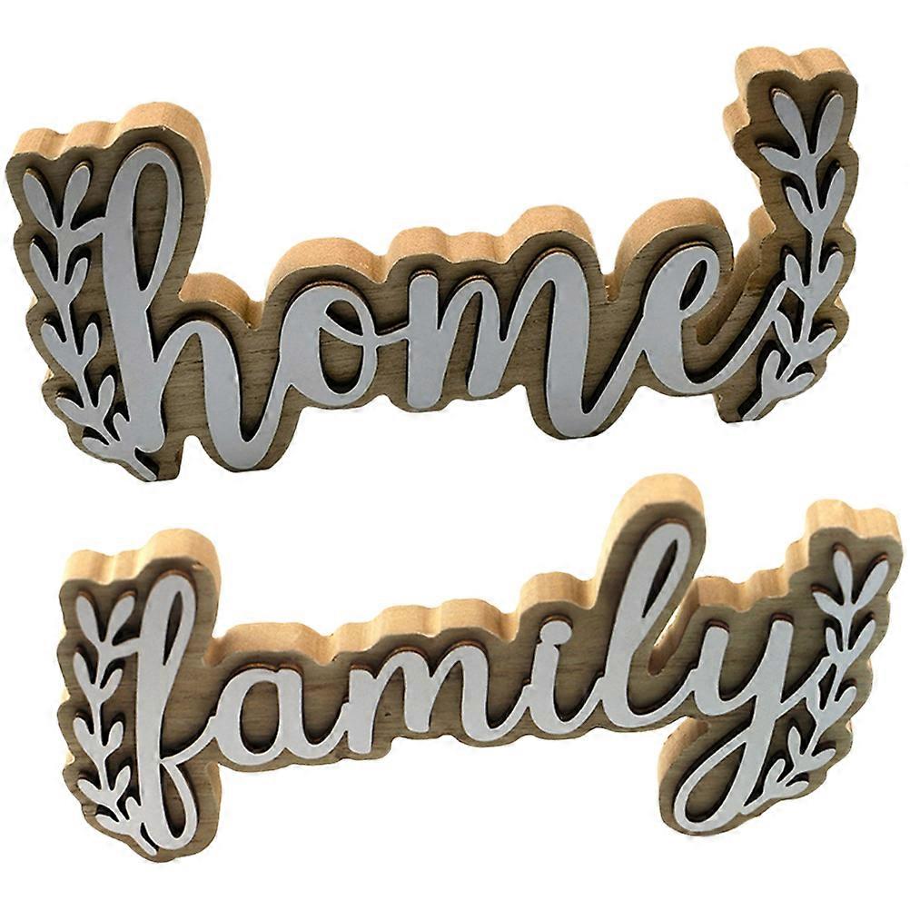 Wooden Letter Signs for Wedding, Home & Party Decor Freestanding Rustic Family Letters for Easy Coloring & Room Decoration