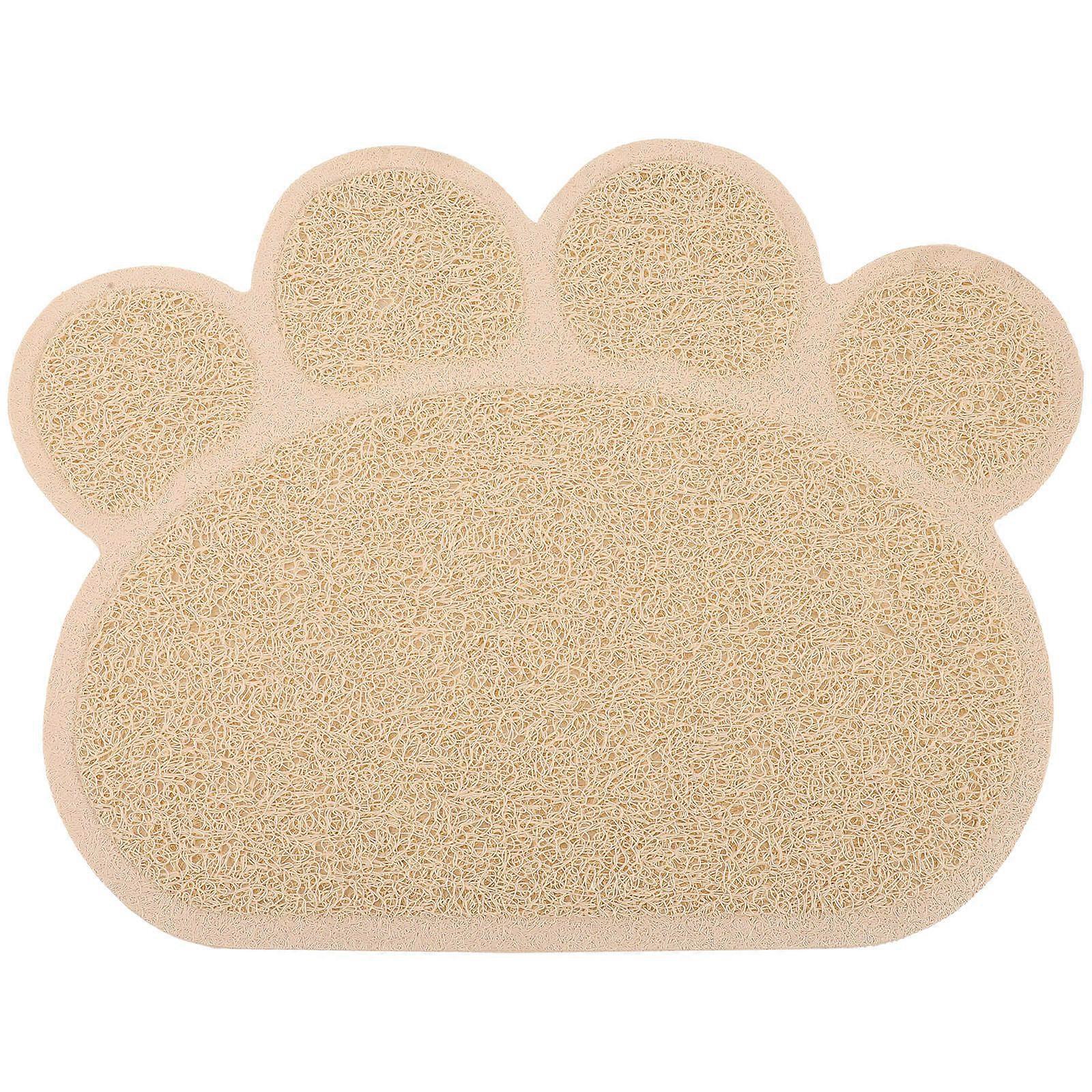 Litter Box Area Cat Litter Mat Durable Rectangular PVC 40x30cm Pet Owners 2Pcs