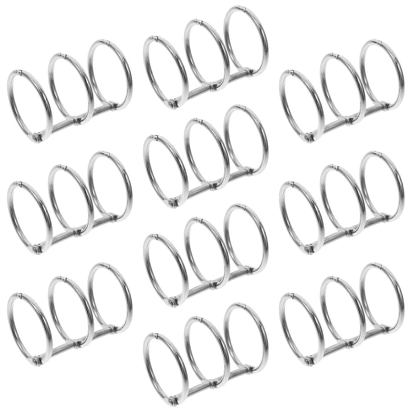 Openable Iron Ring Binder Clips for Crafting, Scrapbooking, DIY Projects – Ideal for Photo Albums, Notebooks, and Binding Applications