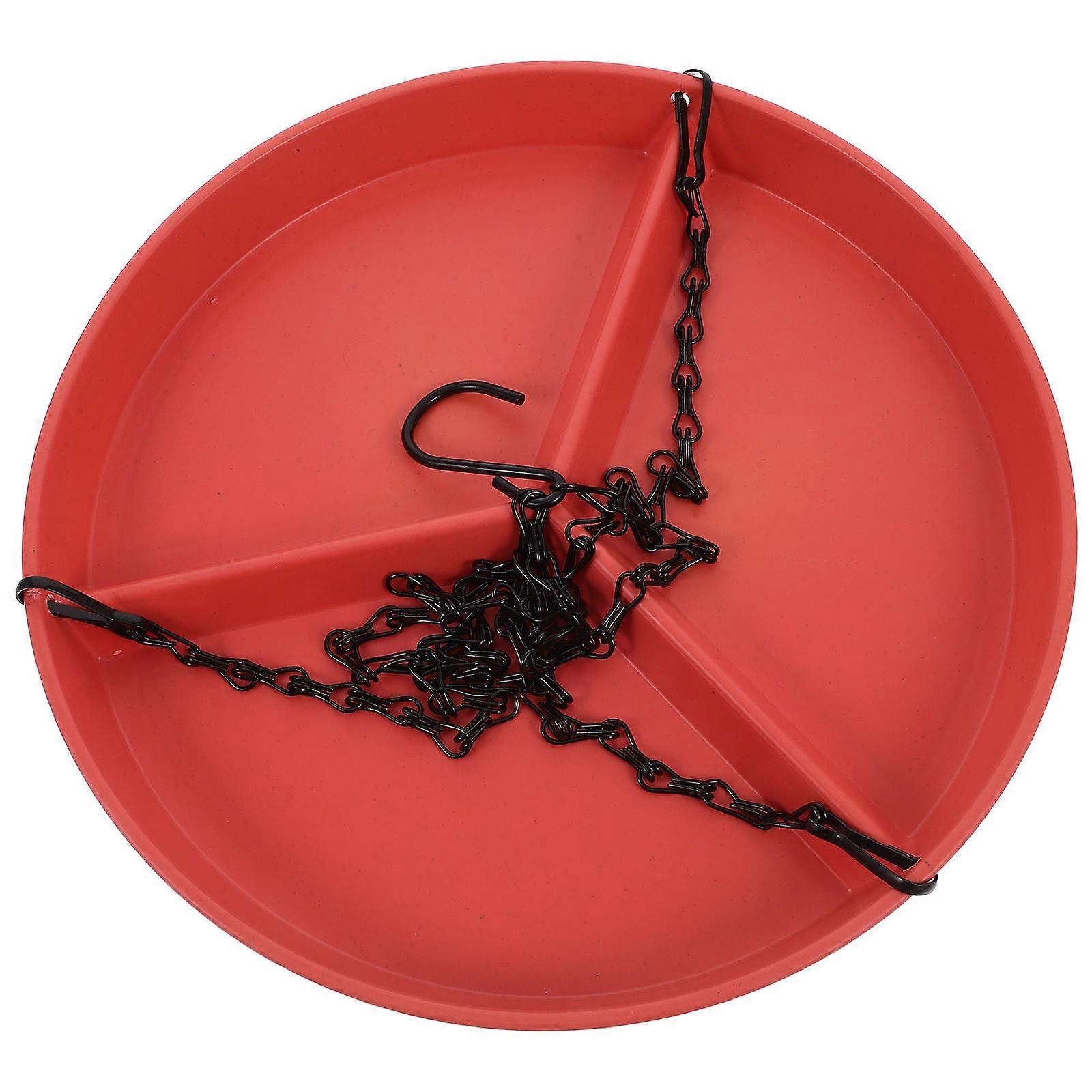 Tree Hanging Bird Feeder Compartmentalized Multifunctional Design Garden 41.00X24.50X2.50CM PP 1Pcs