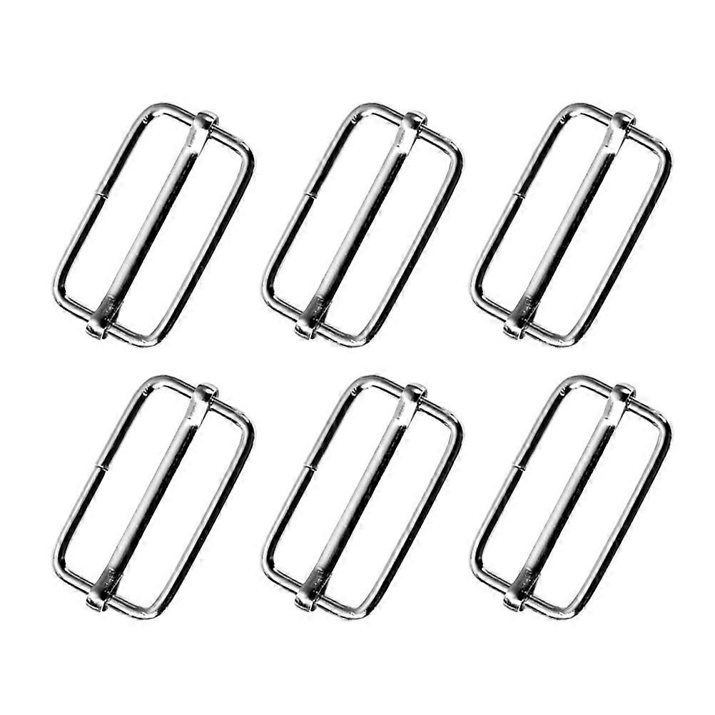 Adjustable Metal Roller Buckles 100pcs Silver for Bags Straps Luggage Durable Sturdy Design