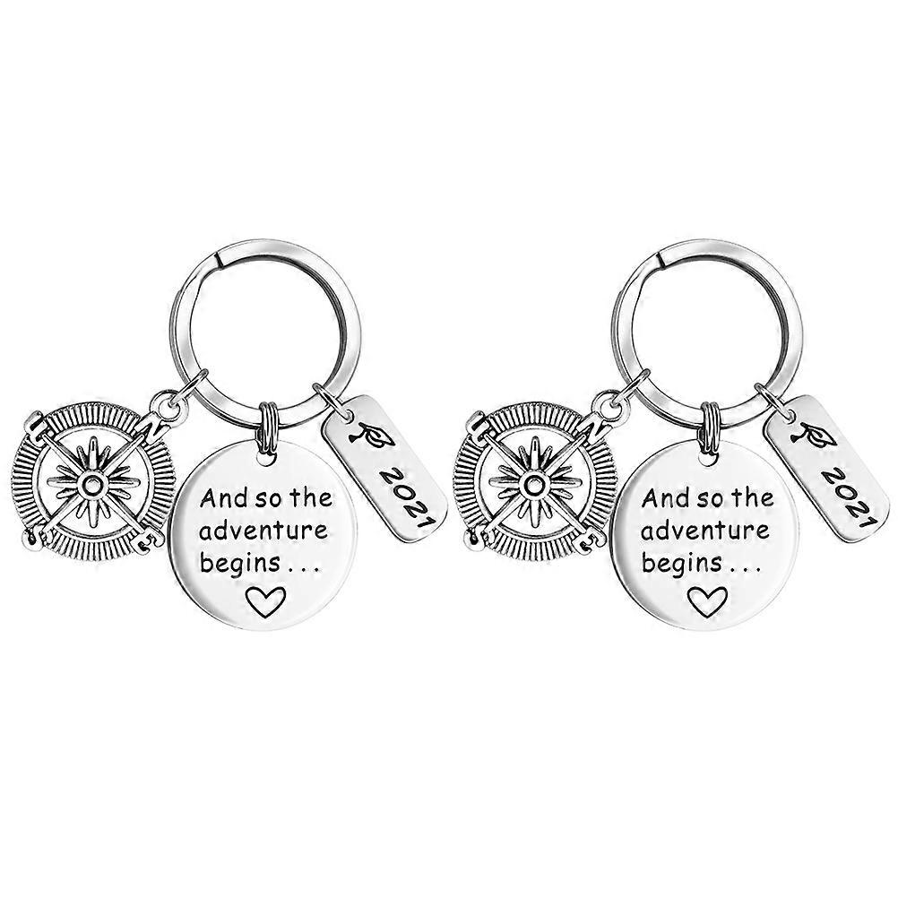Graduation Keychains Set Simple Design Keychain For Daily Life Graduates Bags 1Set
