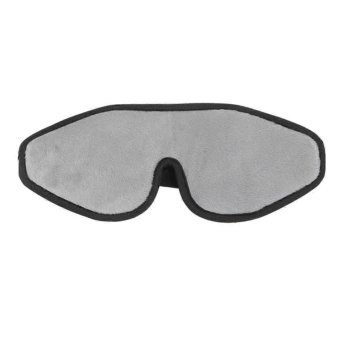 Soft Sleeping Blindfold 3D Flannelette Eyeshade Helps Sleep Minimalist Design 1Pack
