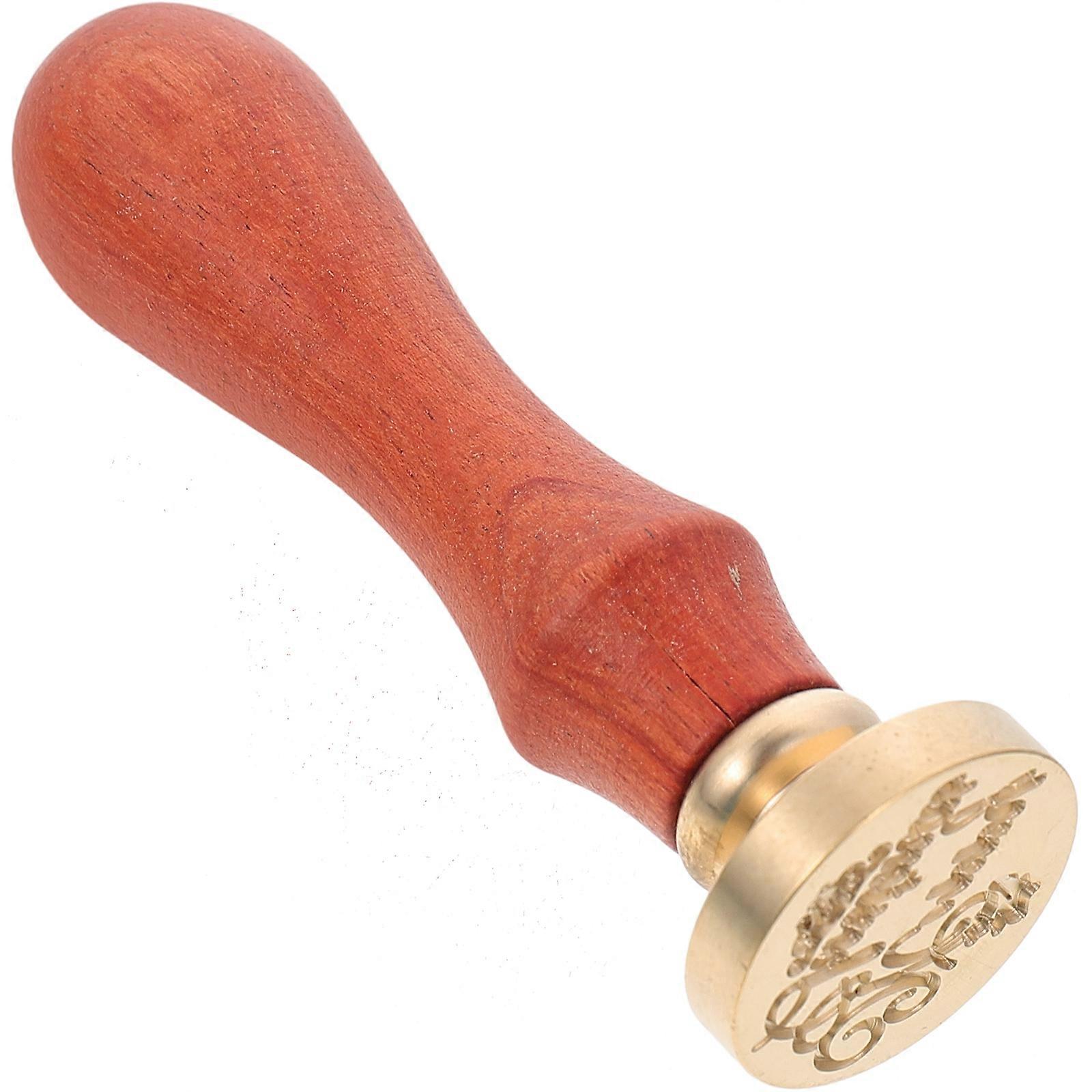 Diy Envelope Sealing Wax Seal Stamp Assorted Color 9X2.5X2.5CM Sealing For Invitation Card 1Pack