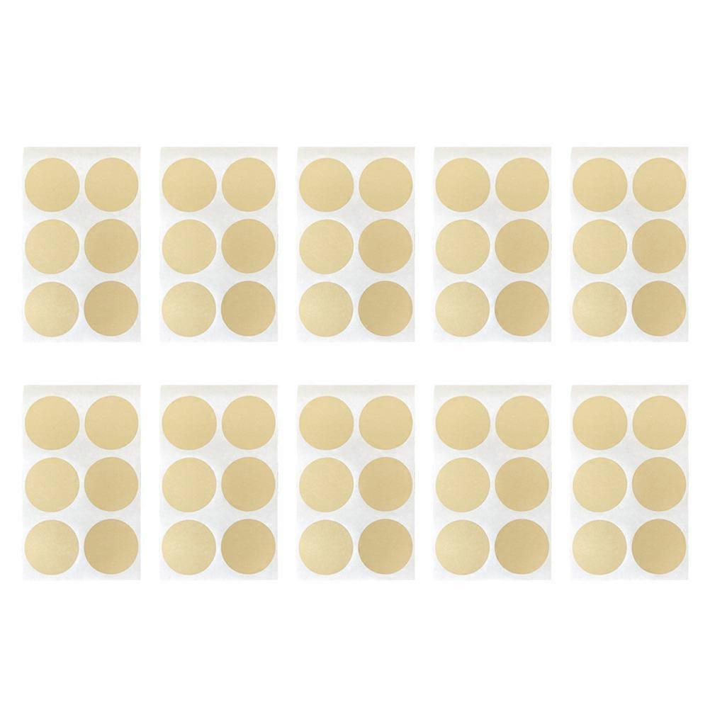 Reward Stickers Scratch Coating Stickers Invitations Decorative Use 3X3X0.01CM 60 Stickers