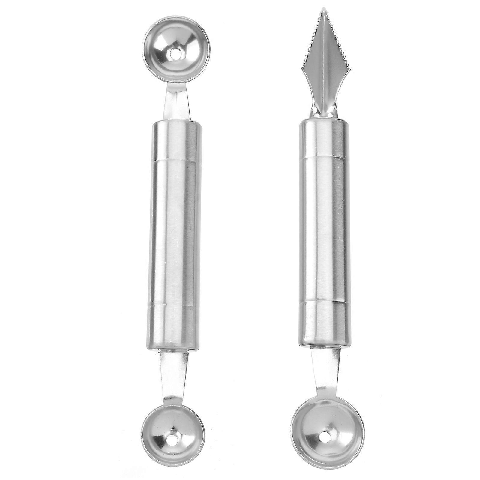 Watermelon Scooper Spoon Stainless Steel For Preparing Meals Kitchen Tools 2Pack