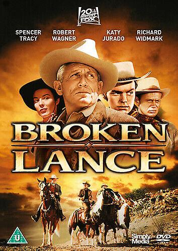 Broken Lance DVD (2014) Spencer Tracy Dmytryk (DIR) cert U - Region 2