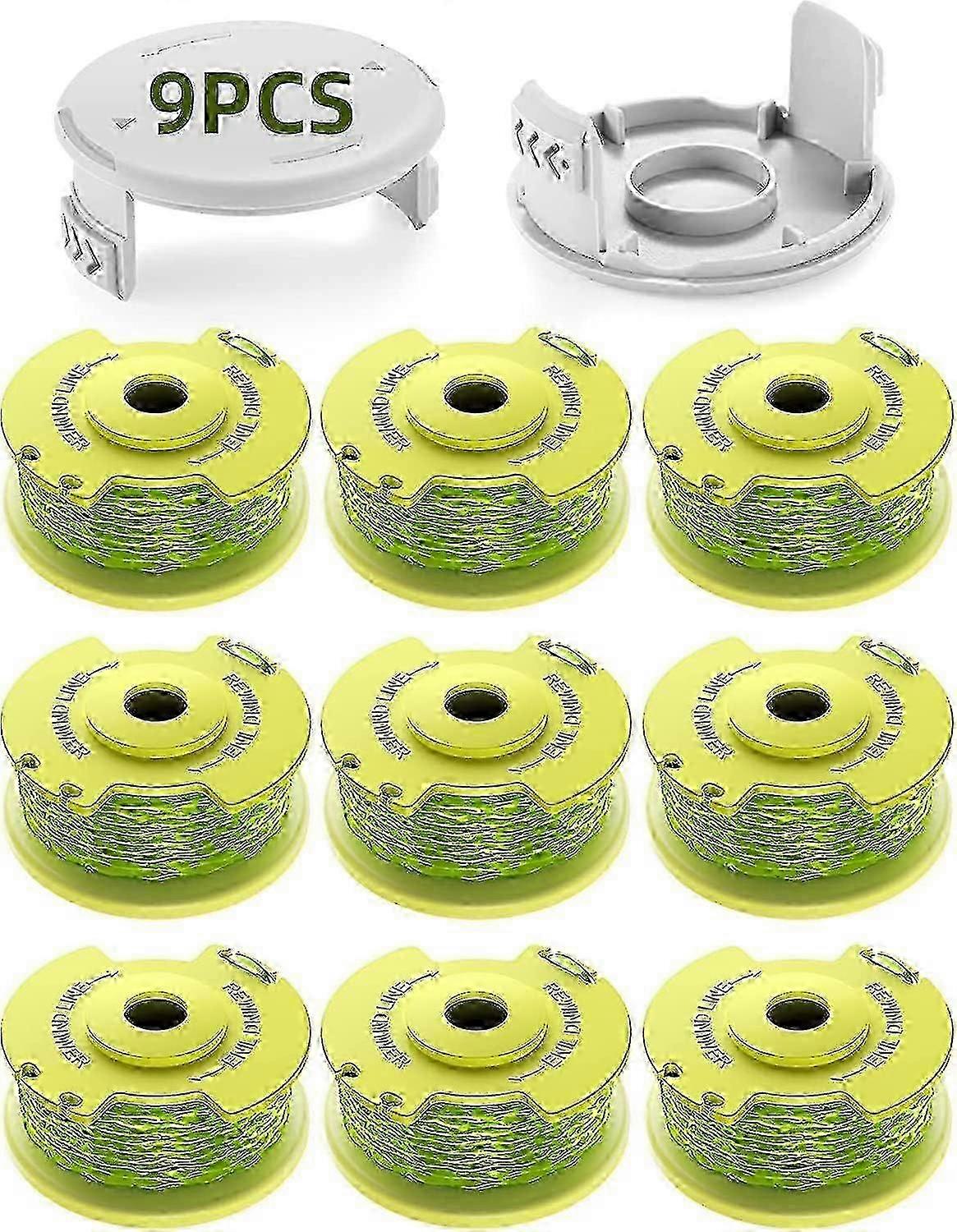 11パック更新モデルスプールライントリマーリボー1 + 18V、24V、40Vストリングトリマー、2.0mmおよび3.5mの長さAc14rl3a交換ストリングトリマーに適しています