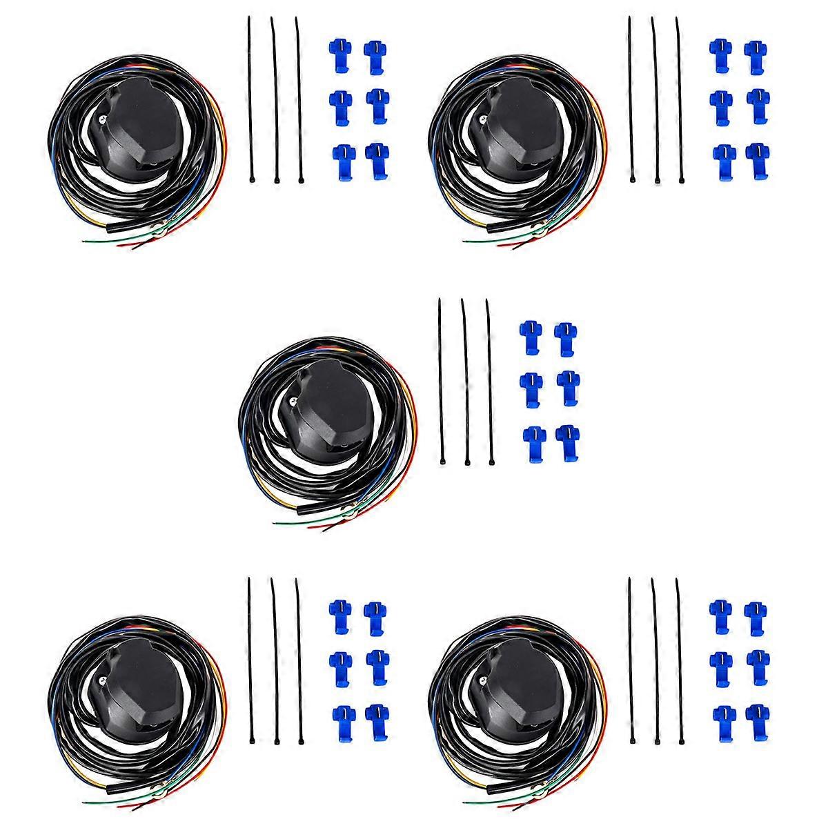  7 Pin Trailer Socket Cable 1.5M Wire for Car Trailer Wiring