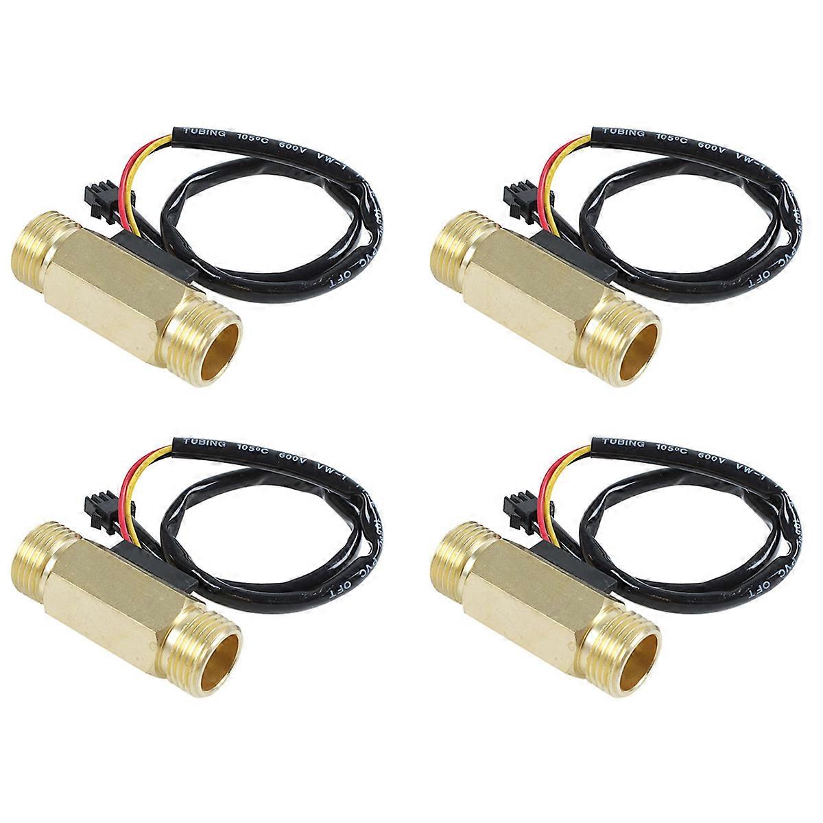 1/2PT Water Flow Sensor Switch Control Meter Flowmeter 1.5-30L/min