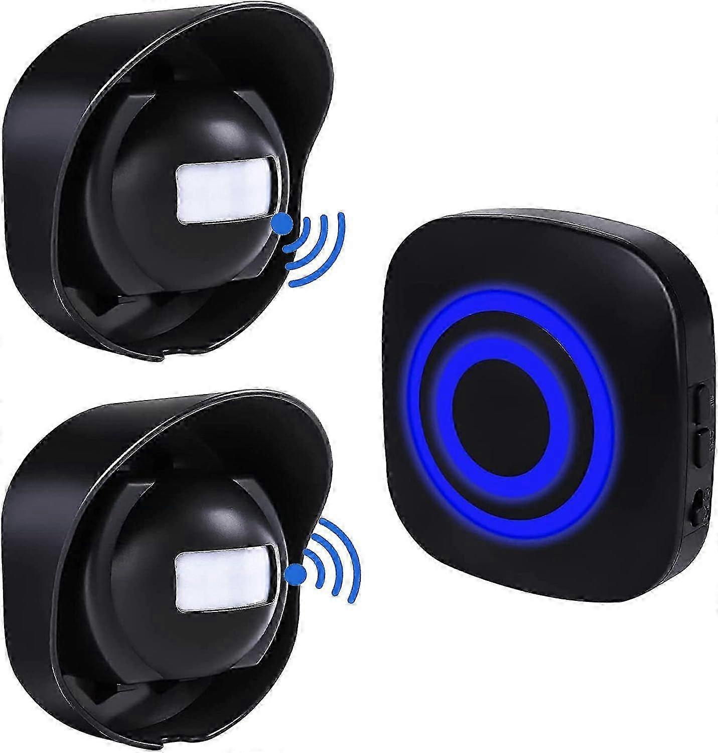 Wireless Infrared Motion Detector Alarm System, PIR Sensor Set for Enhanced Security and Surveillance