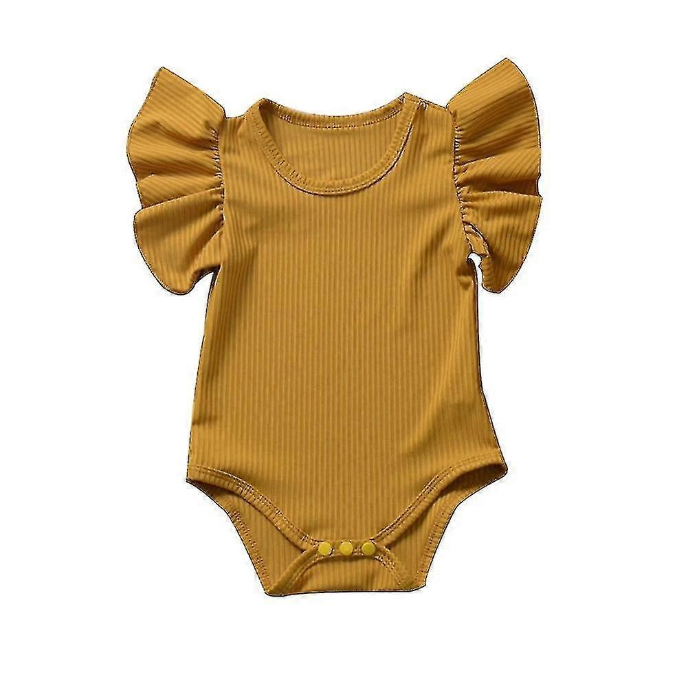 Bomull Kortermet Bodysuit Sett for Nyfødte