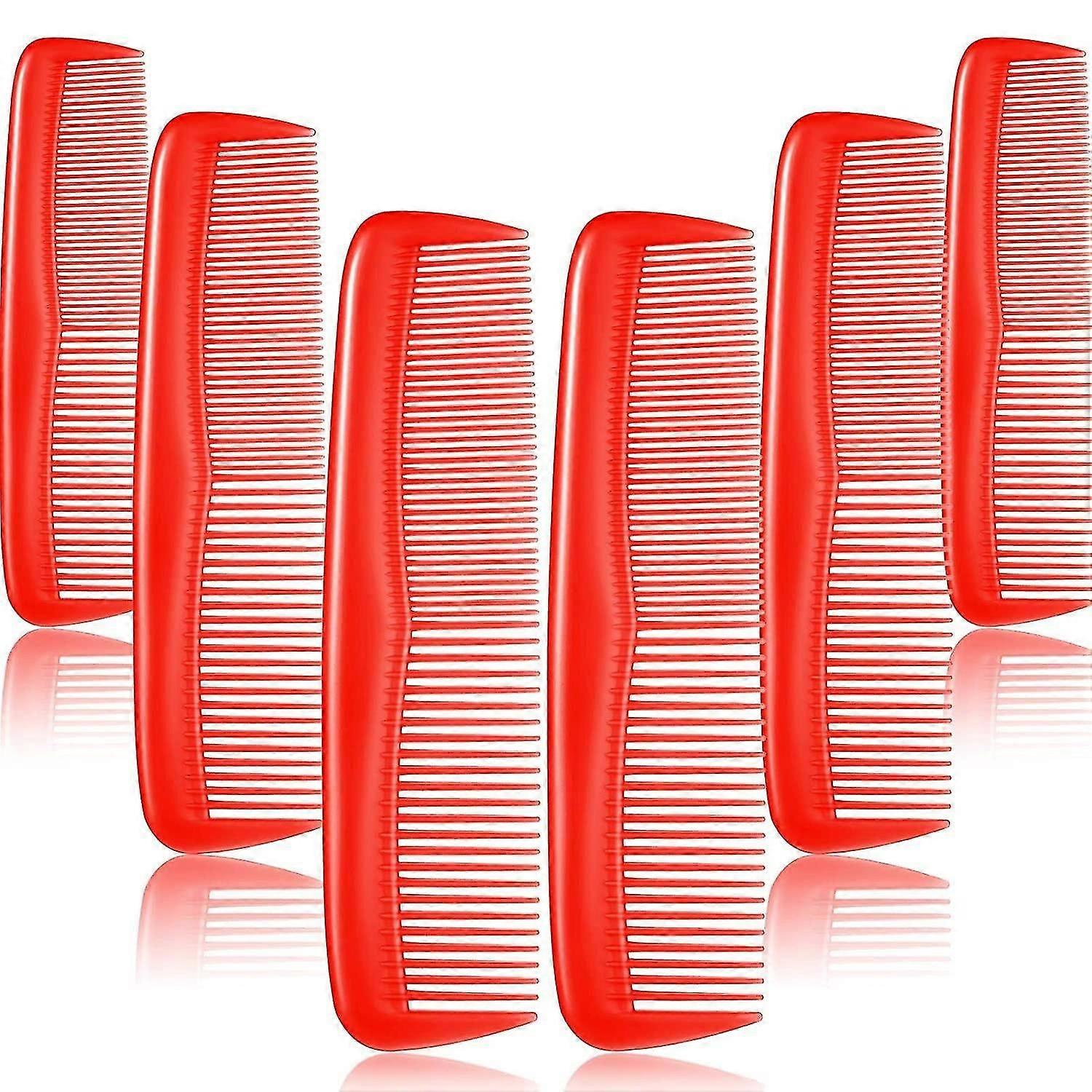 Compact 12-Piece Hair Comb Set - Fine Teeth for Precise Styling On The Go