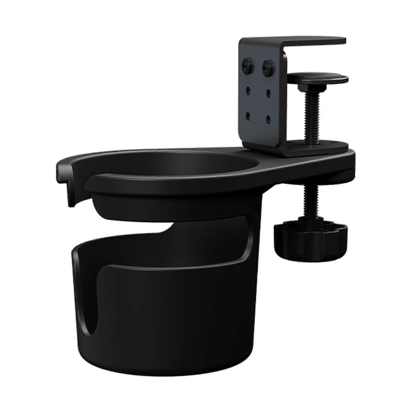 Space-Saving Desk Cup Holder, Rotating Drink Holder for Office, Dorm, and Home Workspaces - Adjustable and Efficient Design