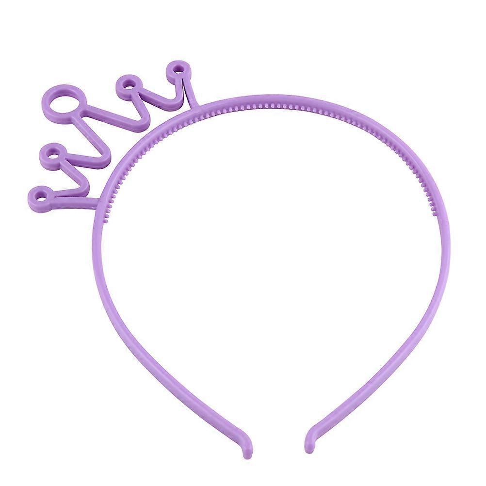 Party Hairbands For Girls Colorful Crown Headwear Rose Red Makeup Assistance Children Birthday Party 6Pcs