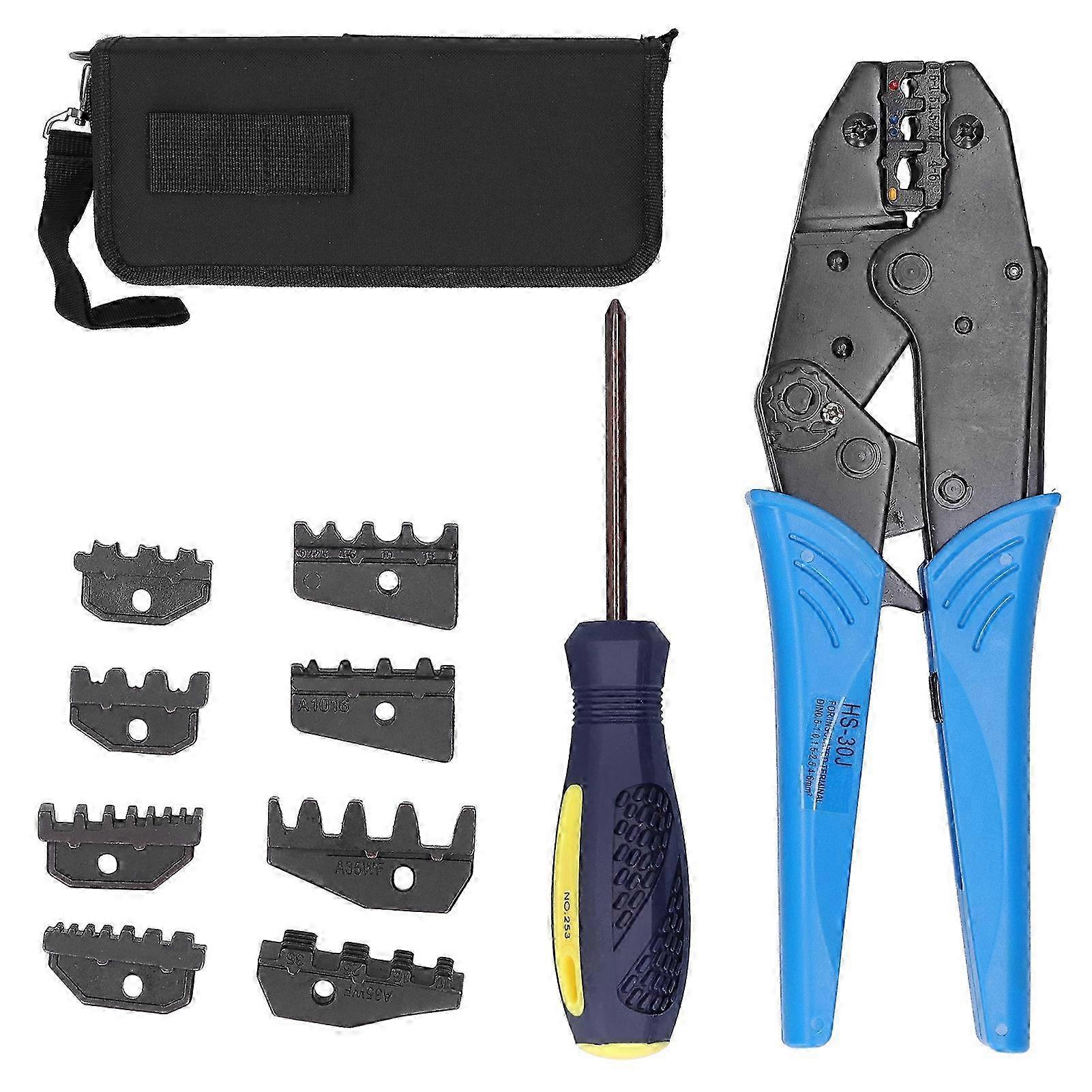 Portable Multi Jaw Wire Terminal Hand Crimping Tool Set for Crimping Pliers HS-30J