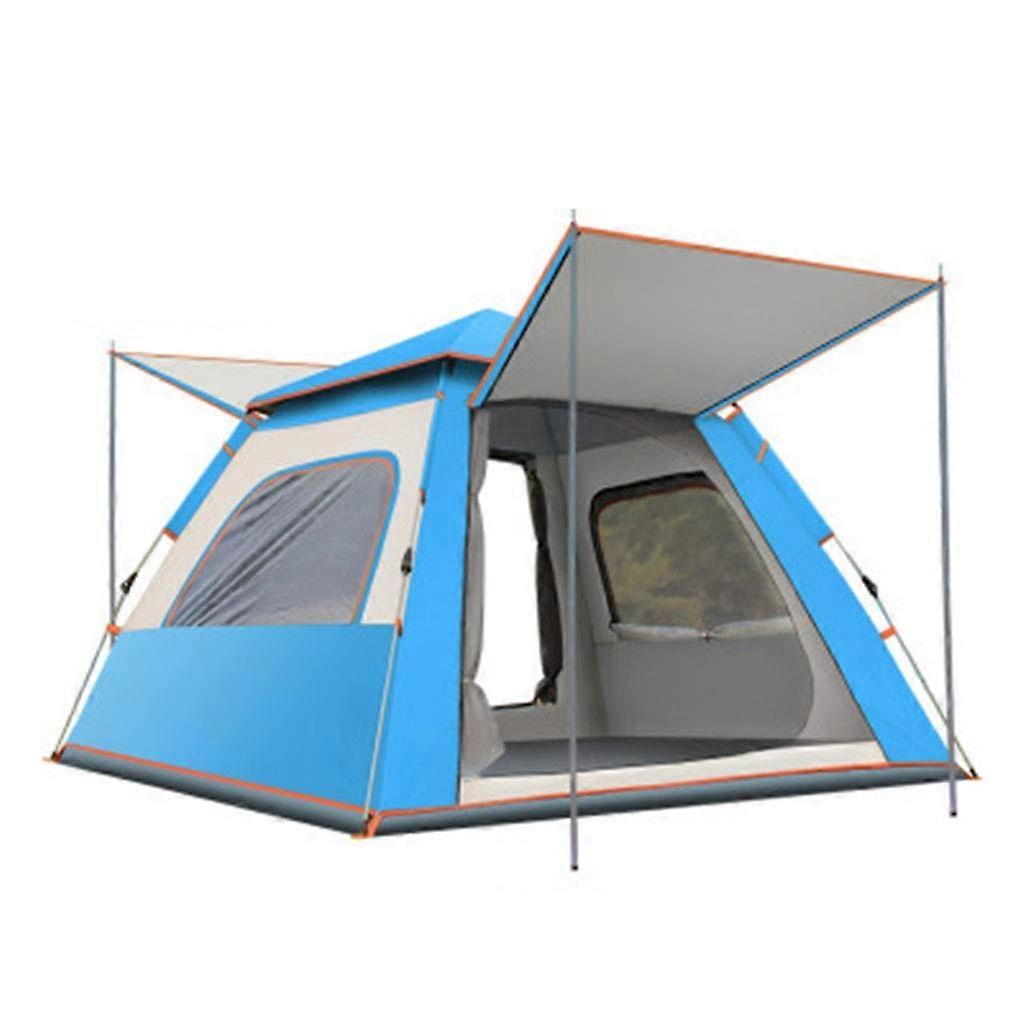 Outdoor Family Tent – Large Automatic Hydraulic Tent with Sun Protection, Ventilation, and Strong Stability for 4-6 People Camping