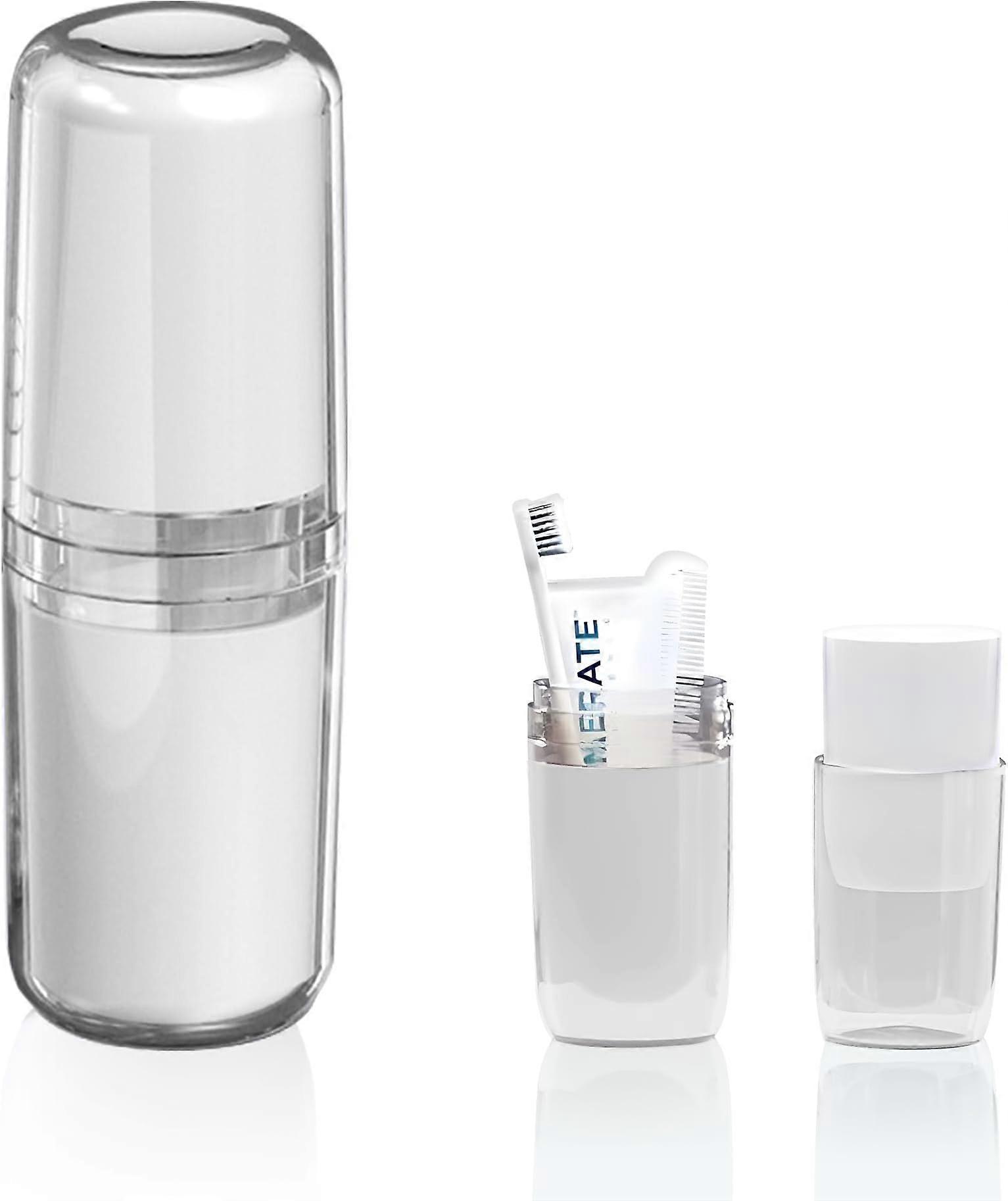 1pcs Portable Travel Toothbrush Cup Holder Toothpaste Storage Box