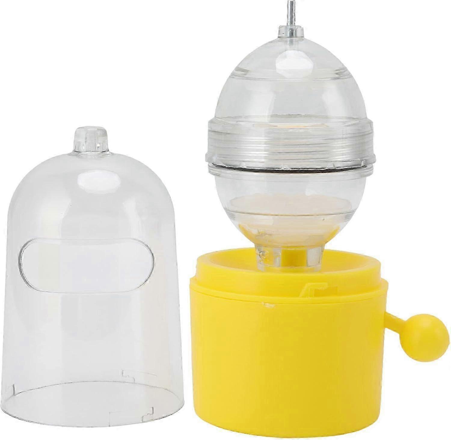 Egg Spinner, Manual Egg Homogenizer Puller, Golden Egg Shaker, Scrambler Mixer for Egg Whites and Yolks