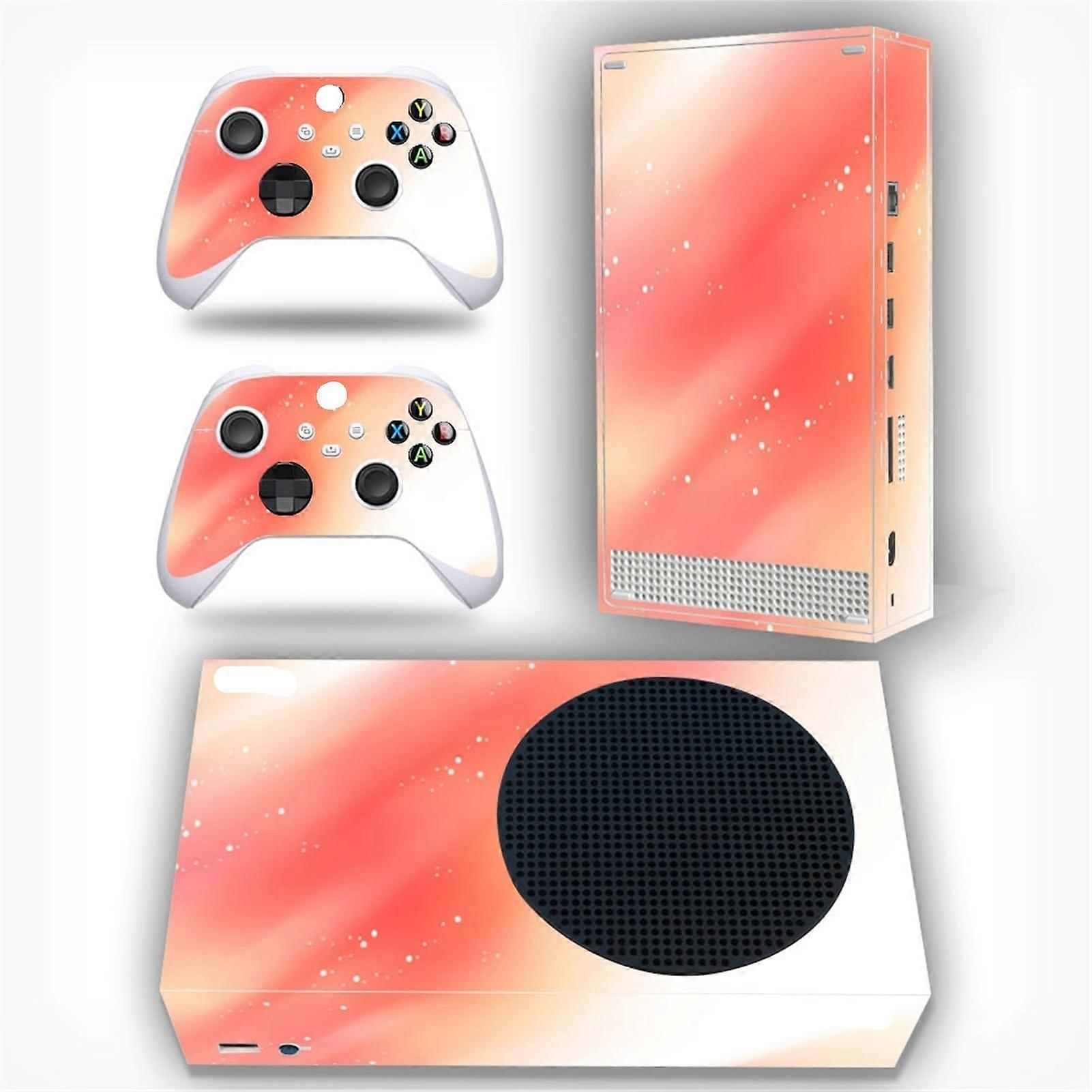 Protective Vinyl Skin Sticker Cover For Xbox Series S With Two Wireless Controller Stickers In Color 2