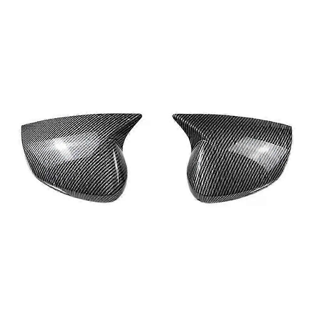 For 2022 2023 2024 Kia Sportage Car Rearview Side Mirror Cover Trim ABS Carbon/ Black