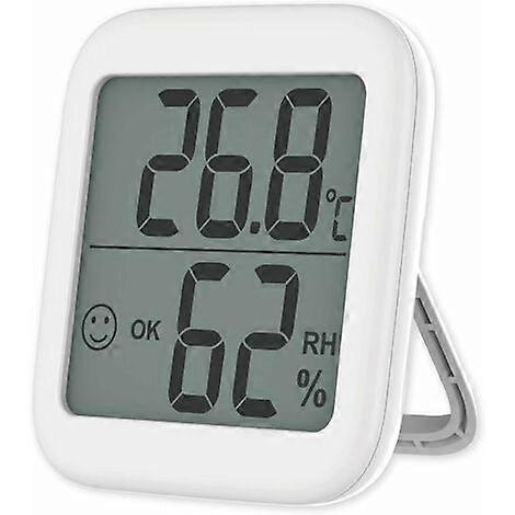 Digital Hygrometer Indoor Thermometer Room Thermometer and Humidity Indicator with Humidity and Temperature Monitor HA