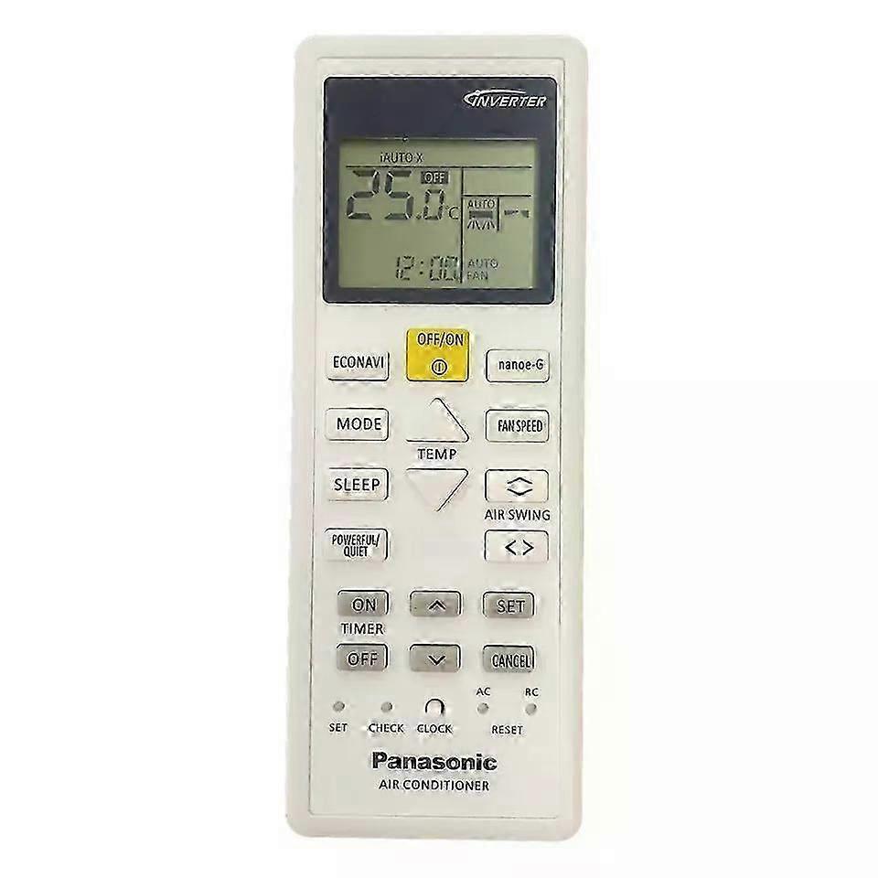 Panasonic AC A75C00370 A75C12670 A75C03420 A75C00510 A75C01990 için Yeni Uzaktan Kumanda