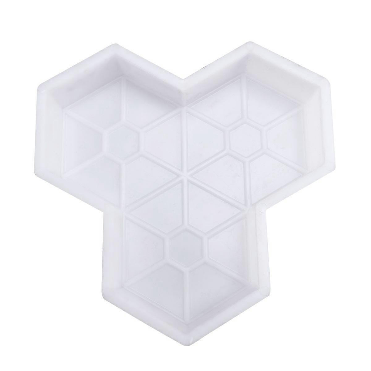 Plastic Maple Leaf Path Maker Mold Manually Paving Cement Brick Molds Stepping Stone Road Making Tool